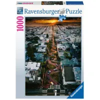Ravensburger puzzel 1000 stukjes Lombard street, San Francisco